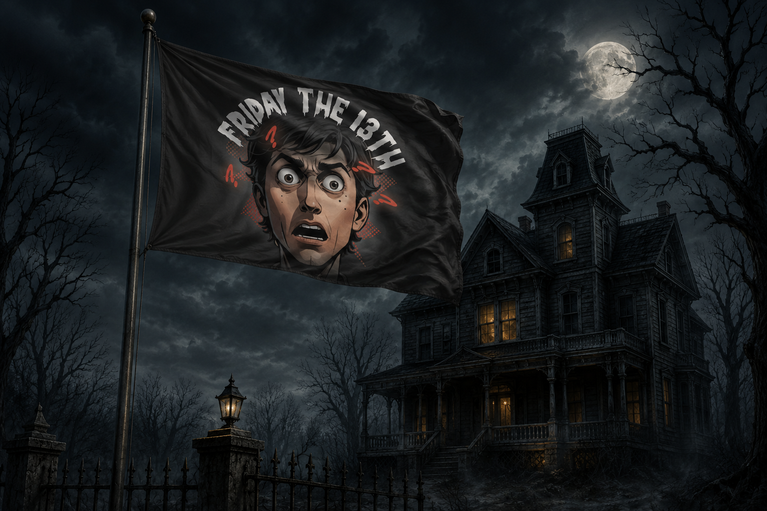 Friday the 13th Flag