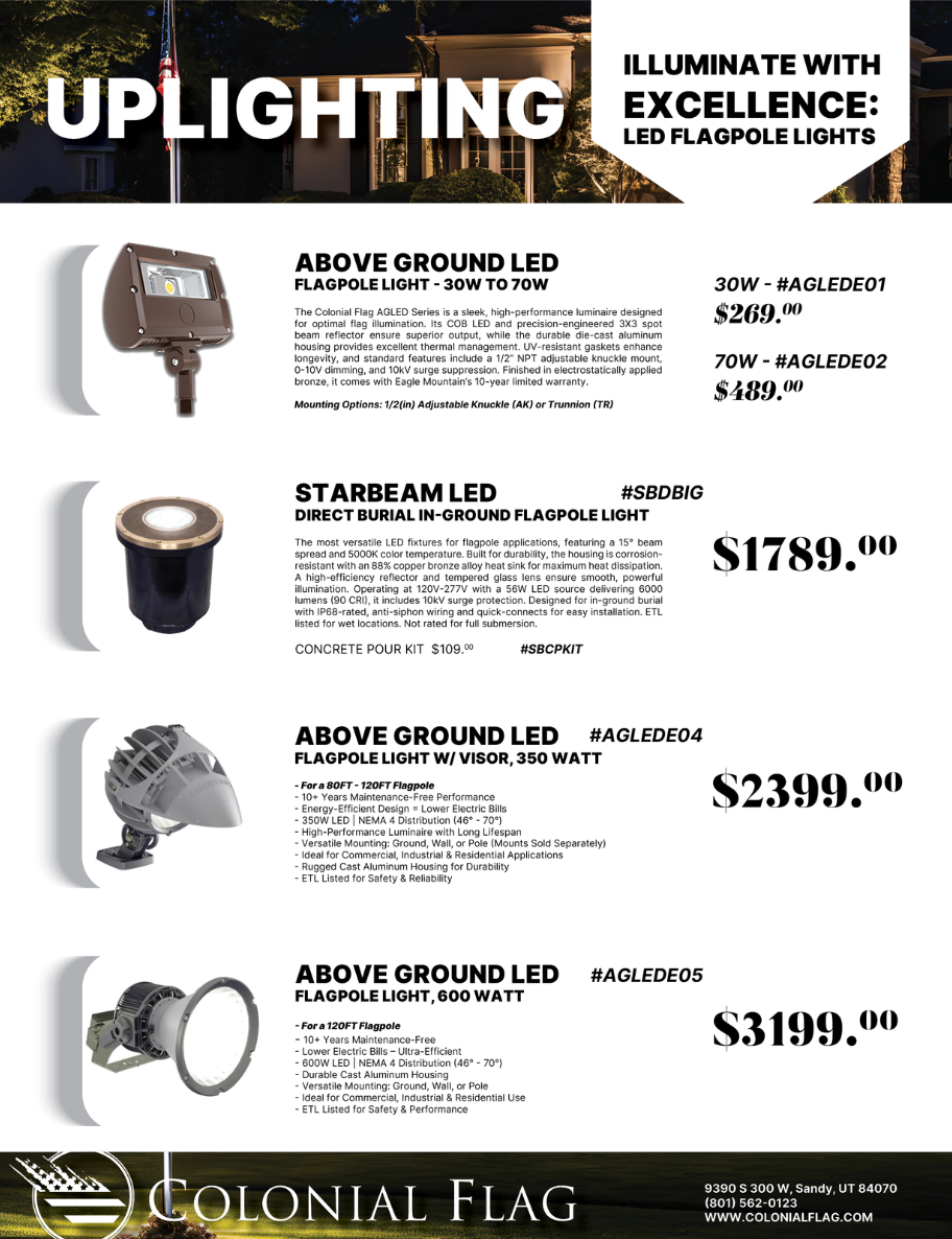 Uplighting Flyer
