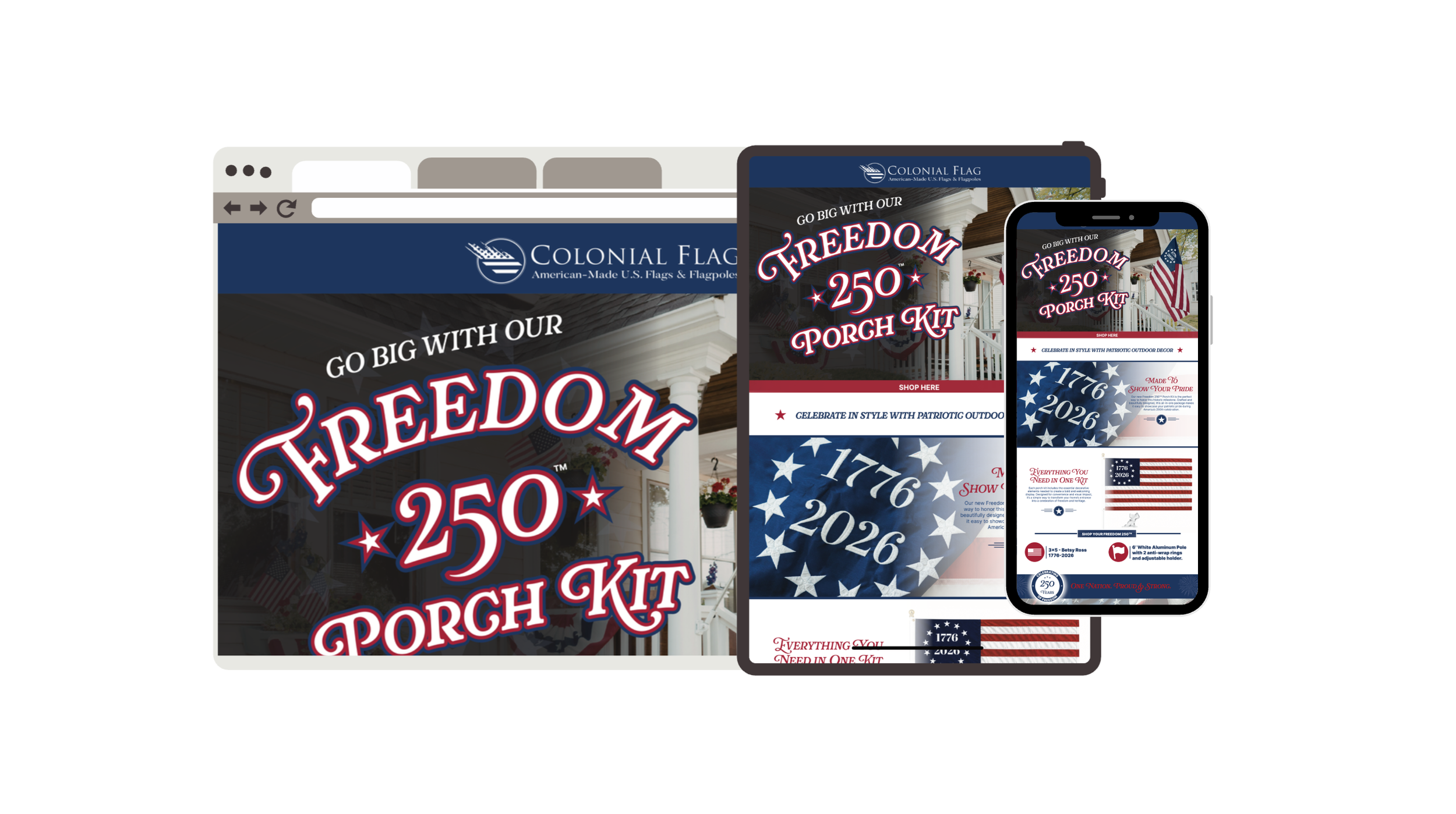 Freedom 250™ Porch Kit