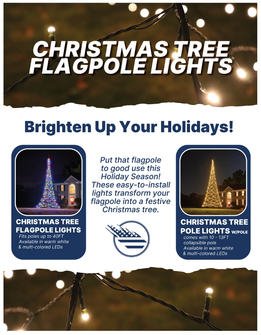 Christmas Flagpole Lights Flyer
