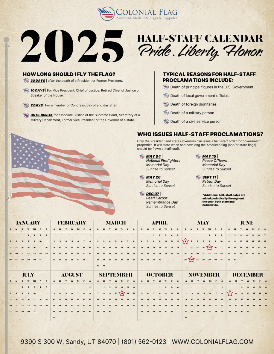 Half-Staff Flyer