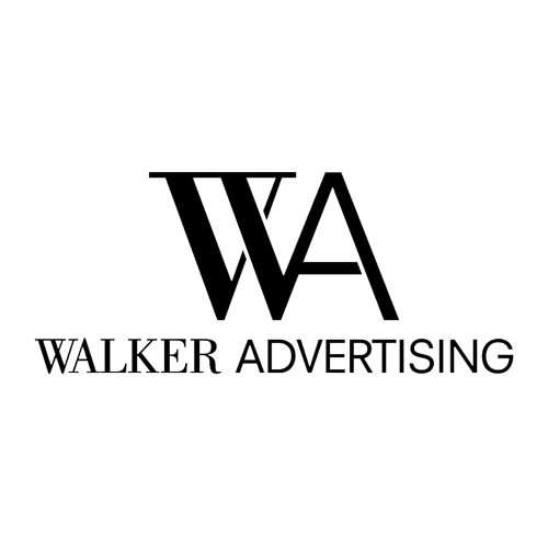 Walker Advertising logo with stylized 'WA' and the company name beneath it.