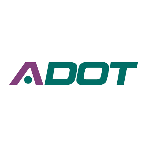DOT logo with a purple and teal color scheme on a black background.