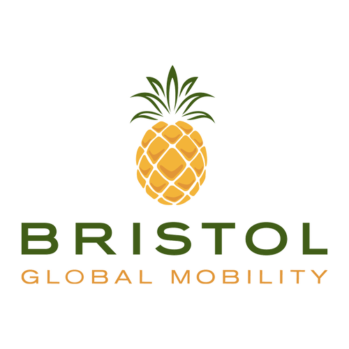 Logo featuring a pineapple above the words 'Bristol' and 'Global Mobility'.