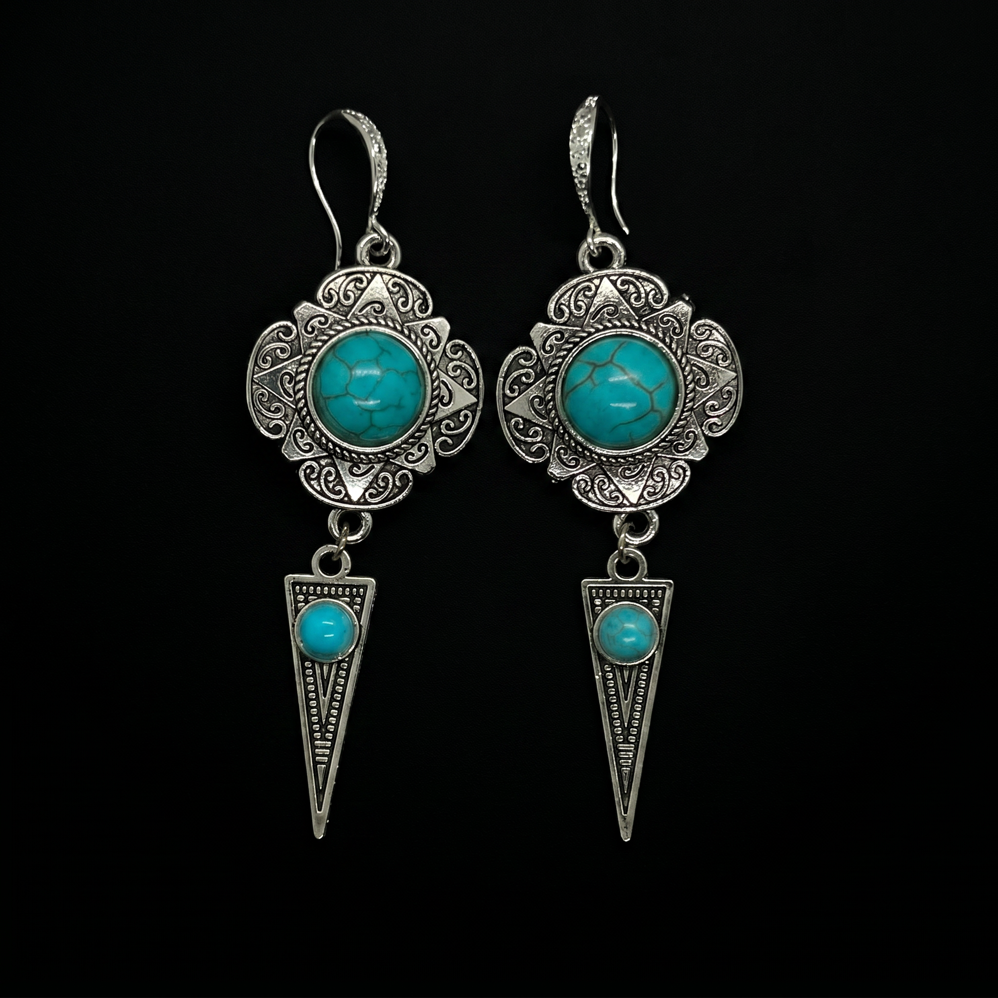 Boho Turquoise Triangle