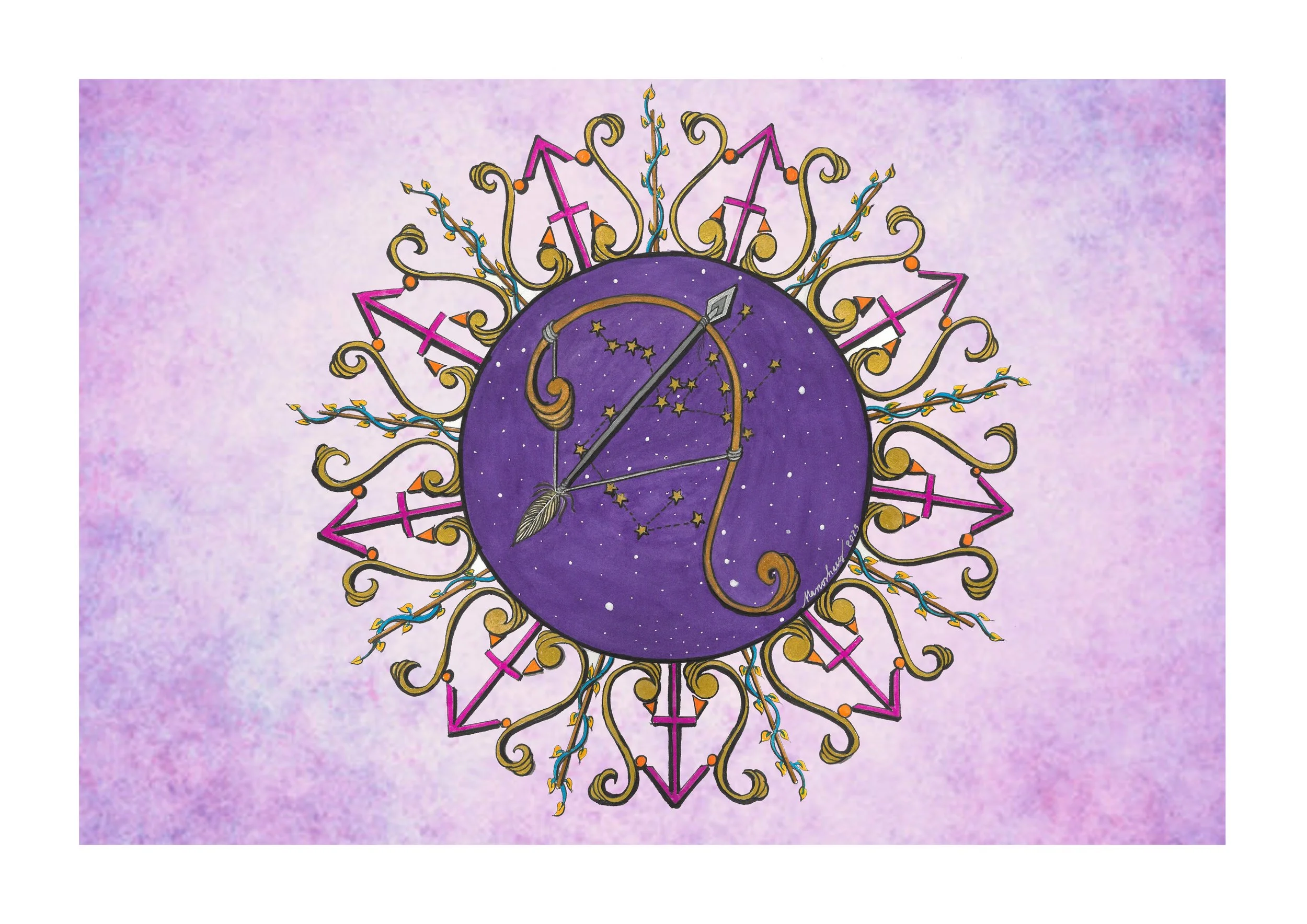 Sagittarius Mandala