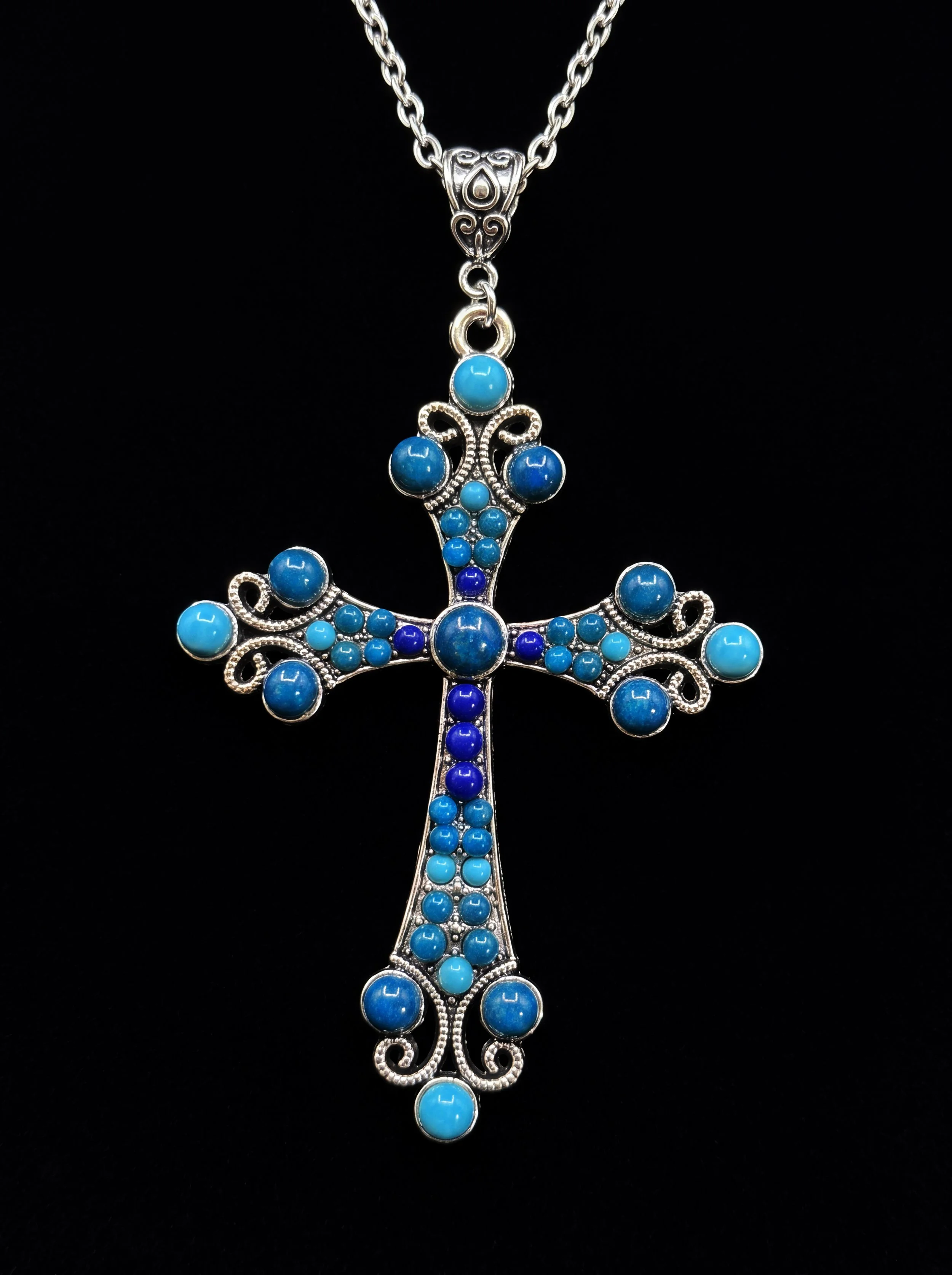 Azure Serenity Cross