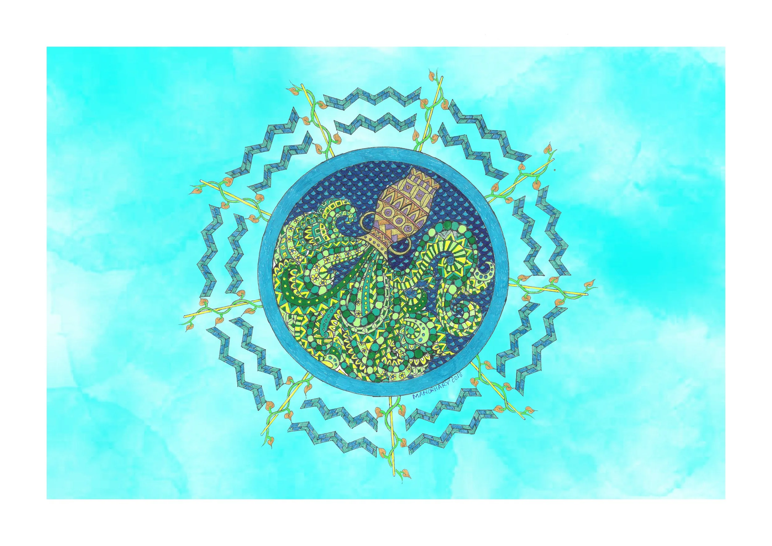 Aquarius Mandala