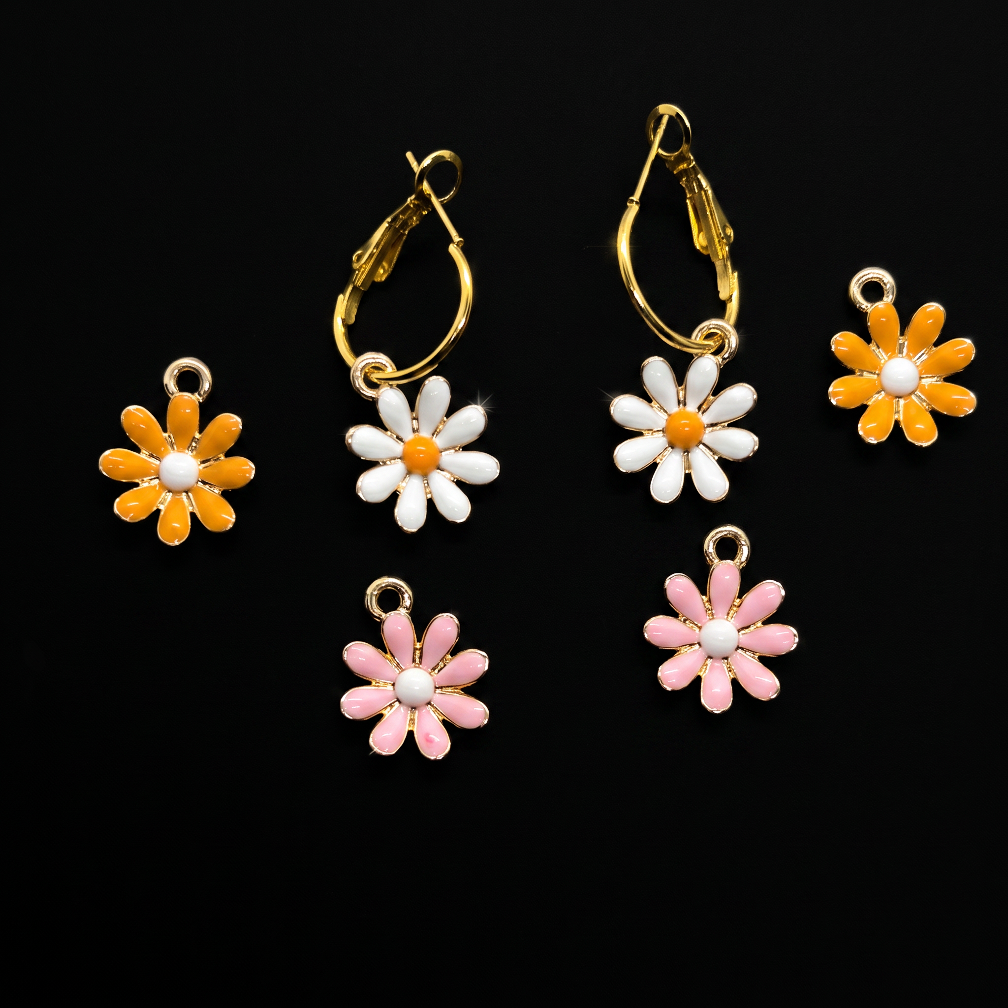 Interchangeable Daisy , Gold Colour