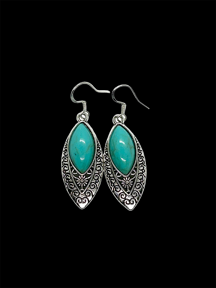 Boho Turquoise Leaf