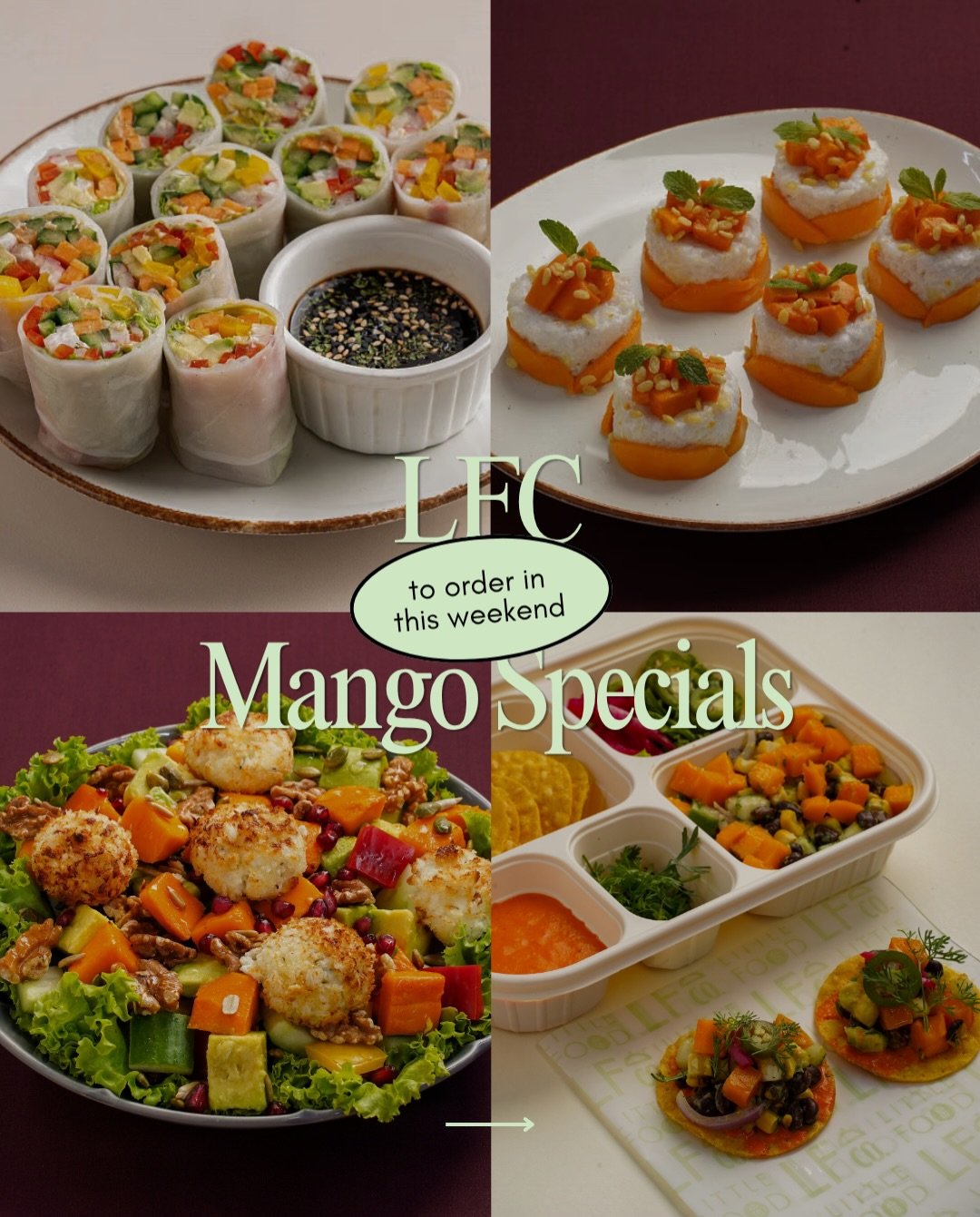 Mango season is officially on at Little Food Co 🥭 

From seasonal specials to mango-filled favourites, our limited-edition mango menu is here for delivery. 

Fresh, nostalgic, and perfect for this summer! 

Order in from the link in bio and enjoy th