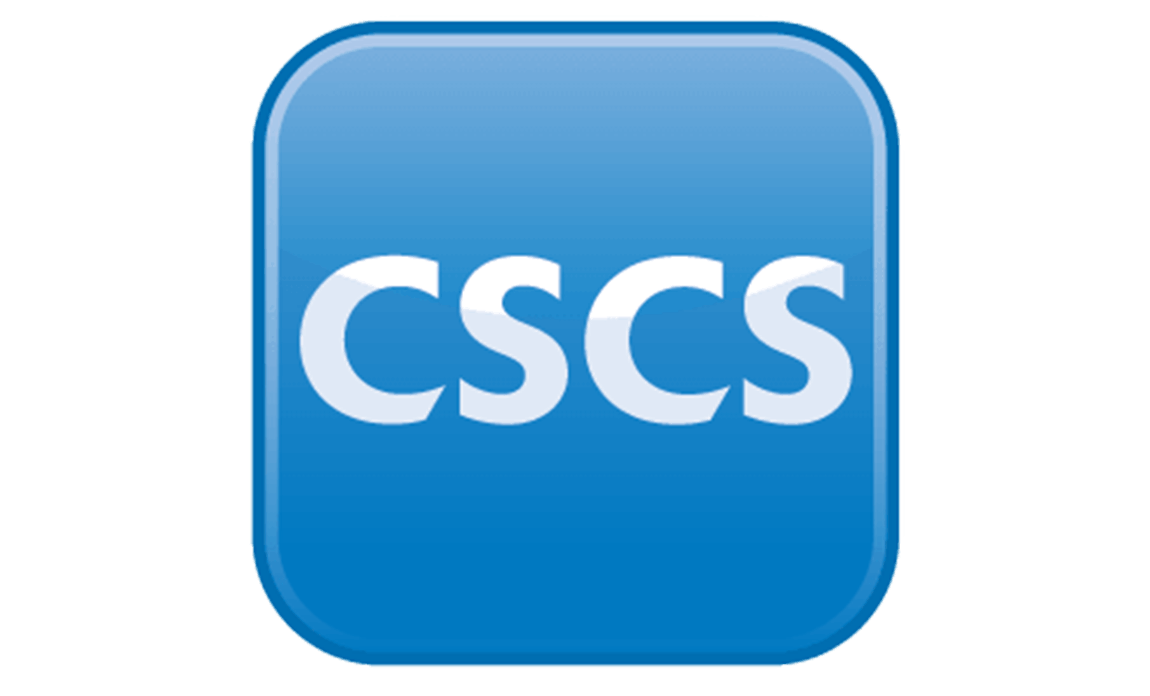 Blue icon with rounded edges displaying the white text "CSSS".