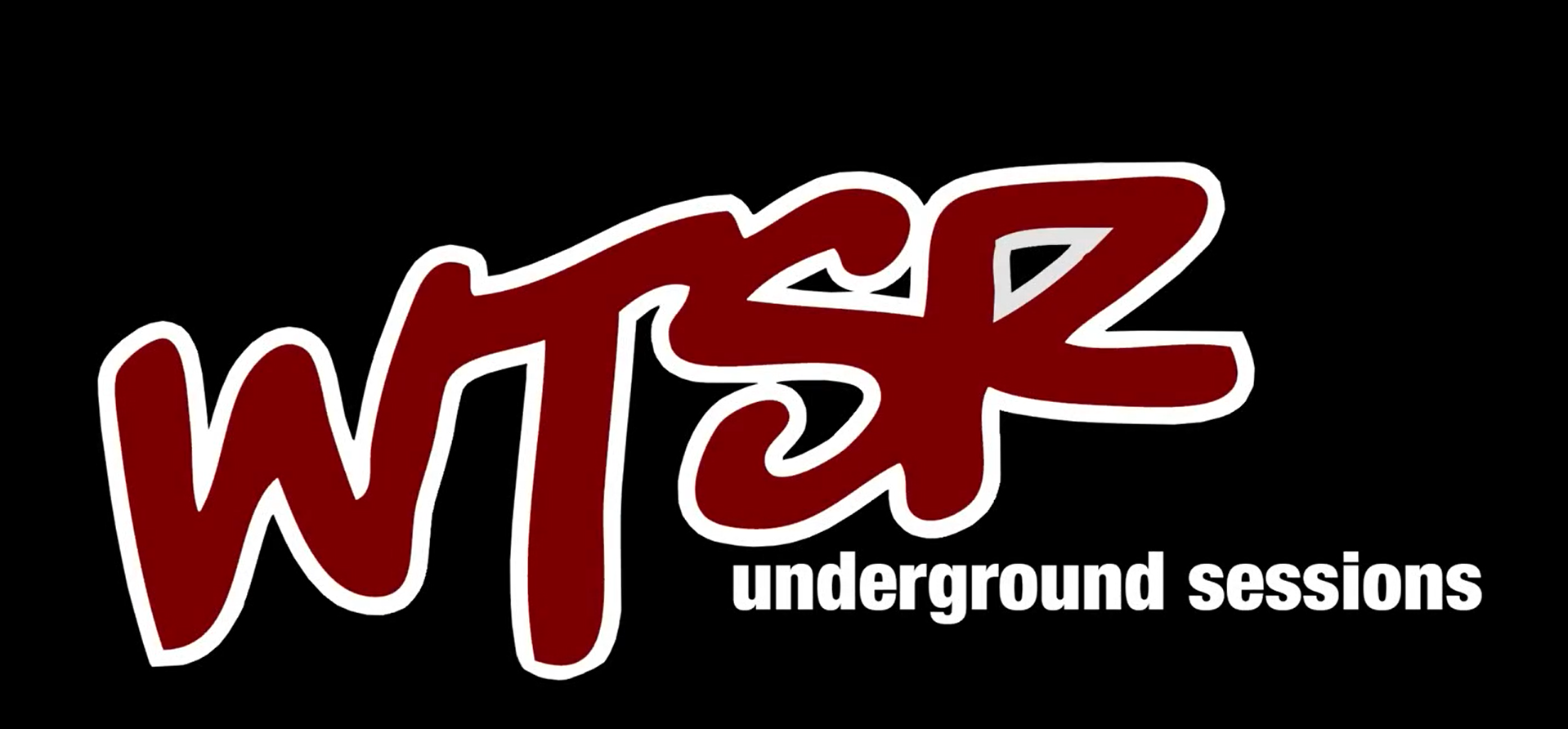 Logo for WITZ underground sessions with red stylized text on a black background.
