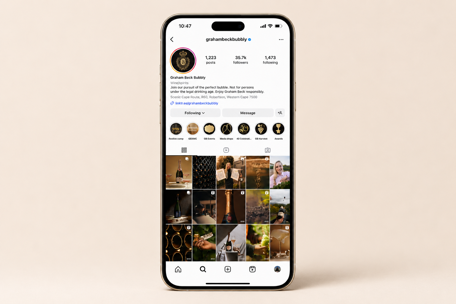 Social media strategy is only as good as the system behind it. When Gosh! came on board with Graham Beck in 2019, copy was being drafted in Word and signed off over email - functional, but not built to scale. The first order of business: an annual co