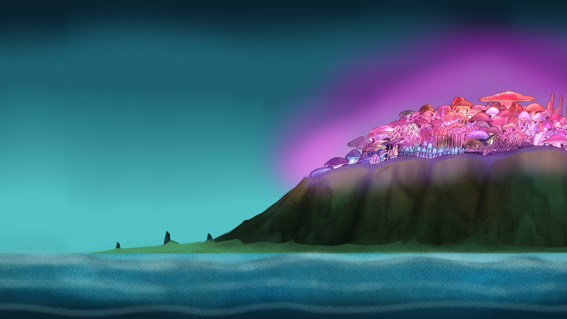 Scene 1 Shot 6 (Island Close View)