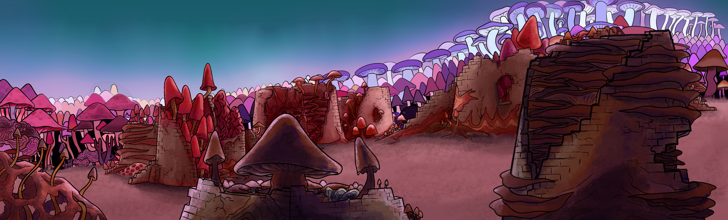 Scene 4 Full Ruined Village Layout
