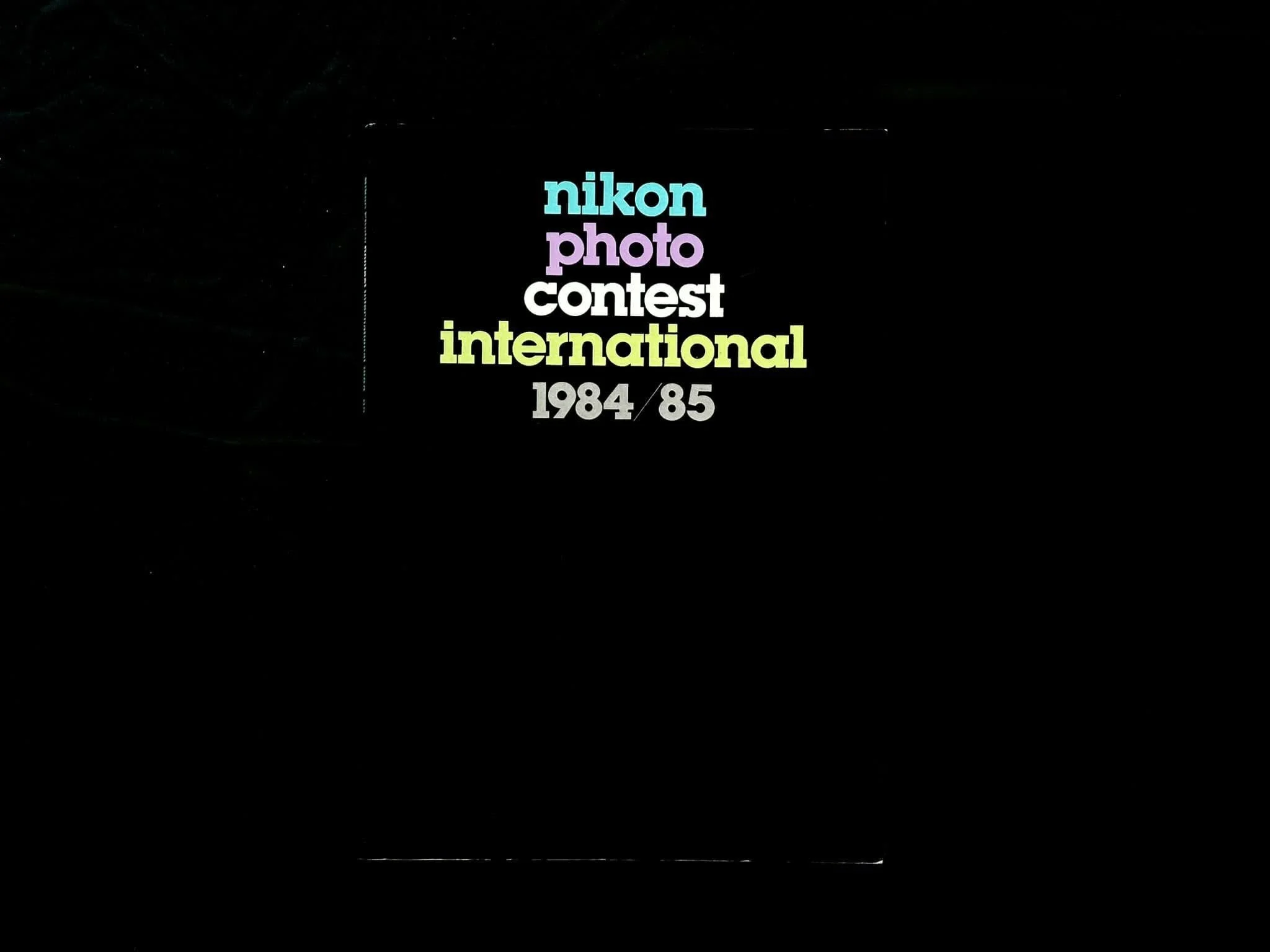 วันละเล่ม #1 Nikon Photo Contest International 1984/1985