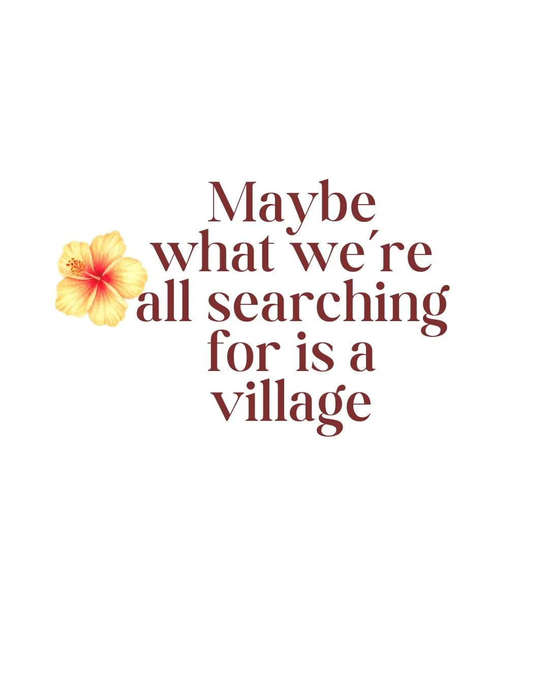 Every child deserves to be known 🌺

Not just by their parents&hellip;

But by a community that celebrates them, encourages them and helps them grow.

And every parent deserves to feel supported, too.

Maybe that&rsquo;s what we&rsquo;ve been missing