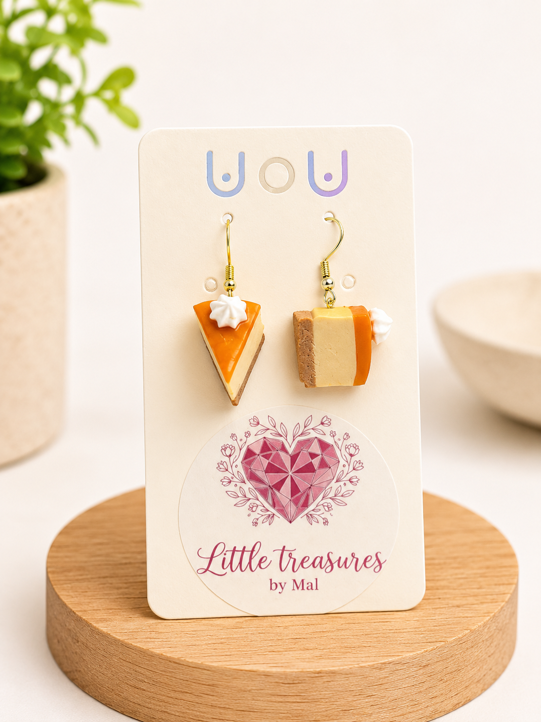 Citrus Cheesecake Earrings