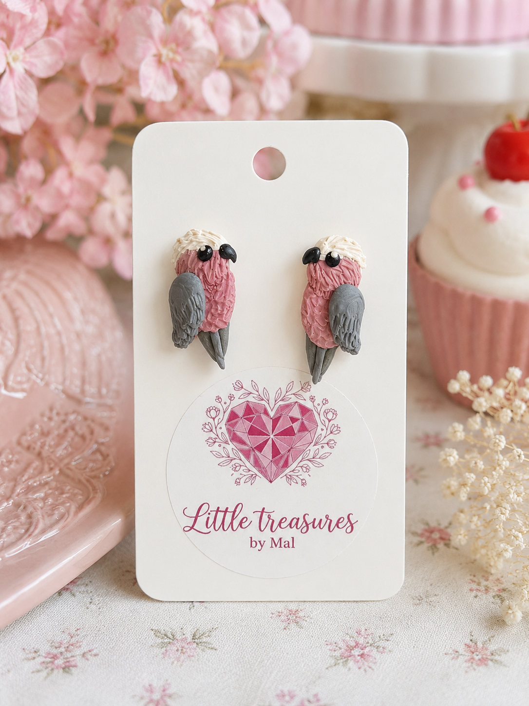 🦜 Parrot Stud Earrings