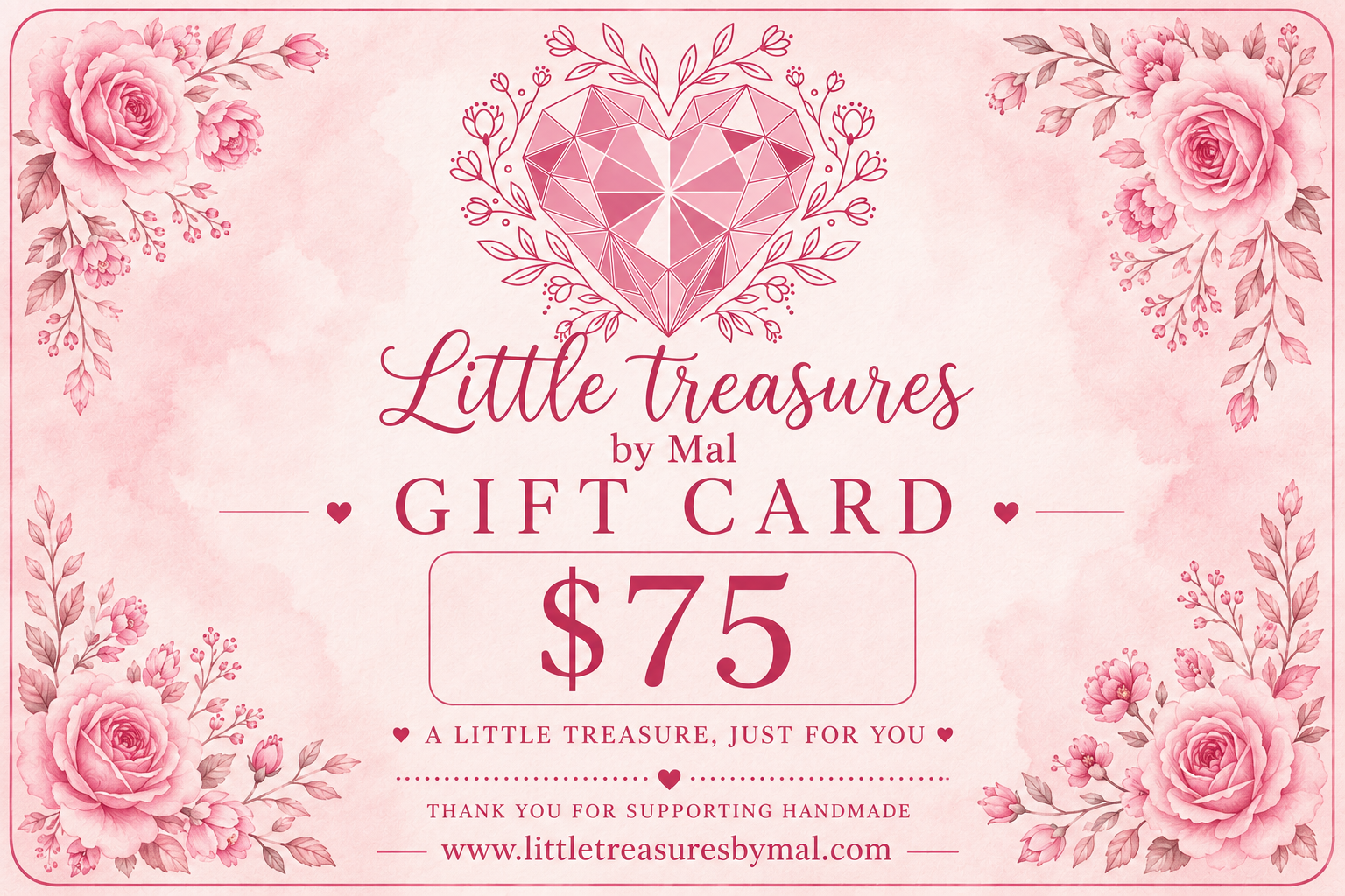 🎁 Little Treasures by Mal Gift Cards 🎁
