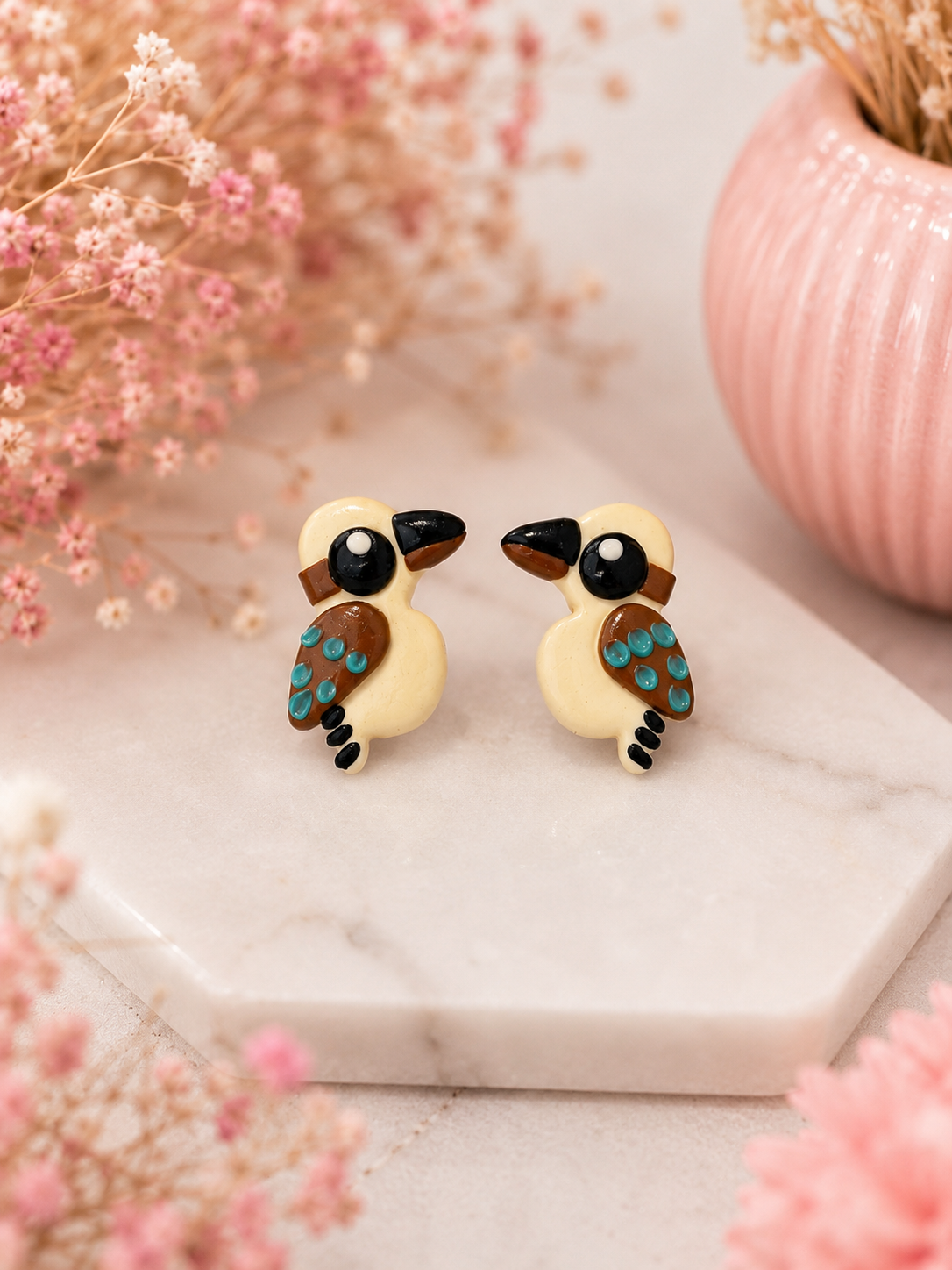 Kookaburra Stud Earrings