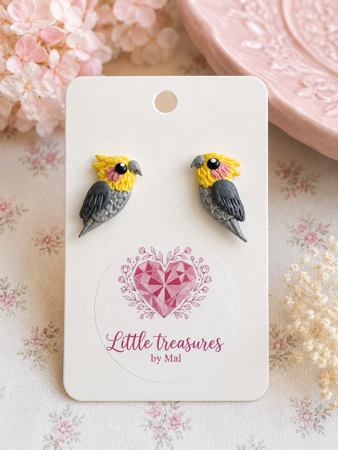 🦜 Parrot Stud Earrings