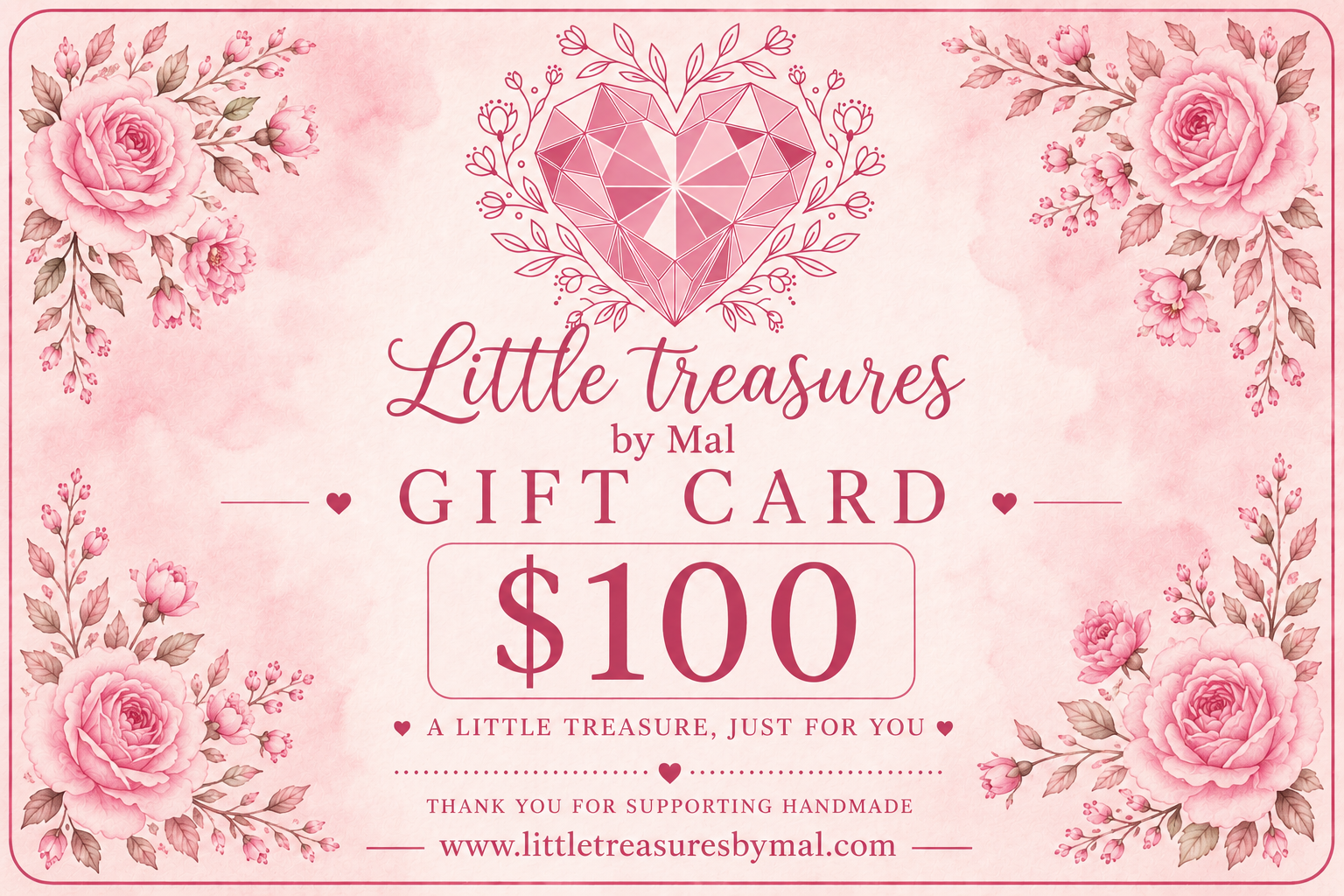 🎁 Little Treasures by Mal Gift Cards 🎁