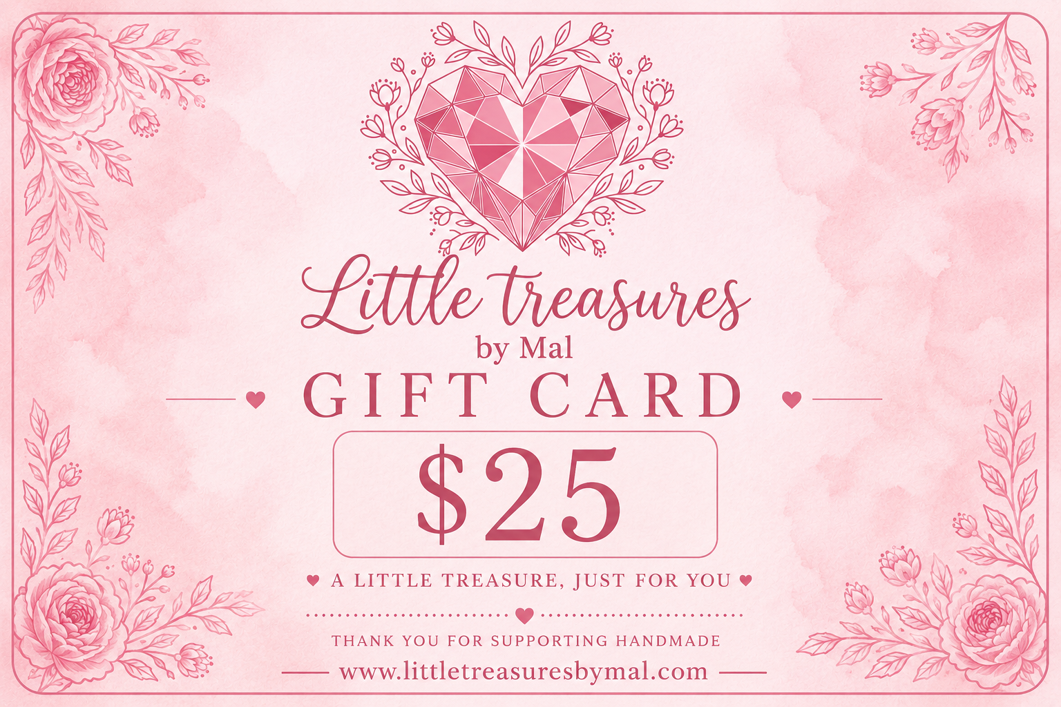 🎁 Little Treasures by Mal Gift Cards 🎁