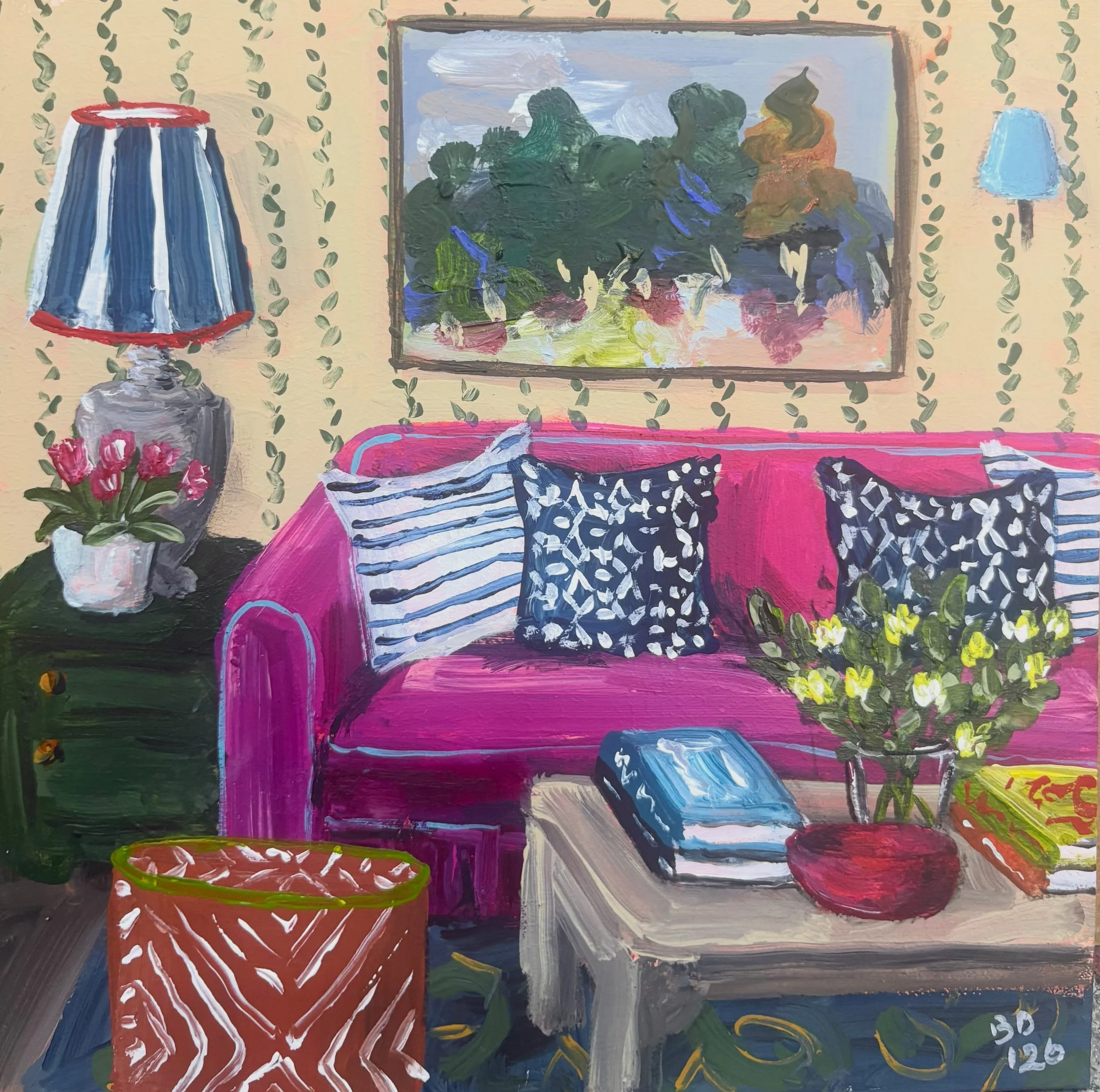 &ldquo;I Dare You&rdquo;
20 x 20cm
Acrylic on aluminium panel, framed

Go on, put in the pink couch! Now at Michael Reid Murrurundi for my latest exhibition. On the wall until Aug 16. All enquiries to amandamackinley@michaelreid.com.au

#artexhibitio
