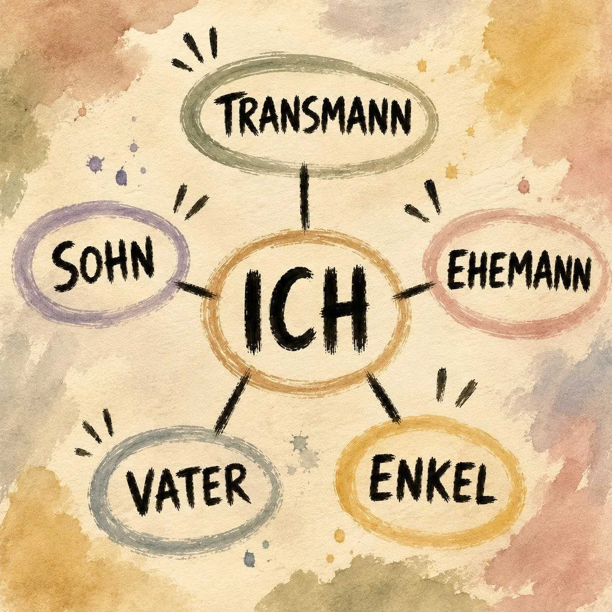Ich, schwarzer Transmann, Sohn, Ehemann, Vater, Enkel…