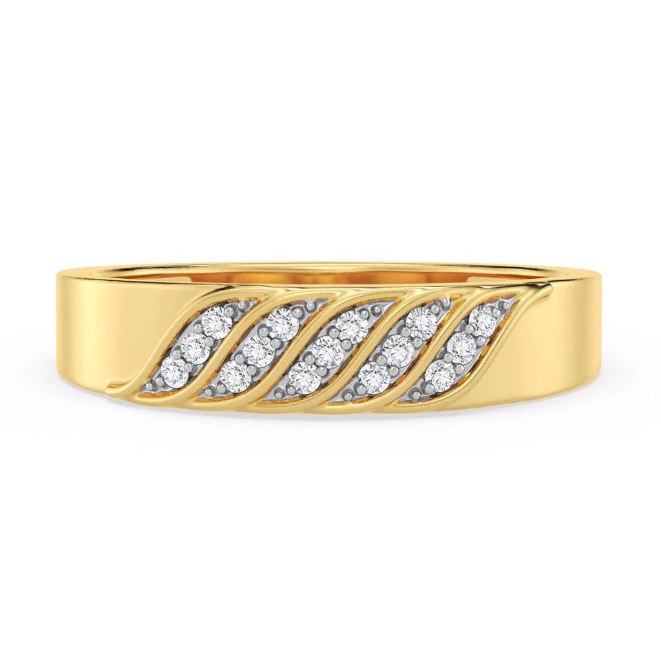 Elegant wedding ring stack