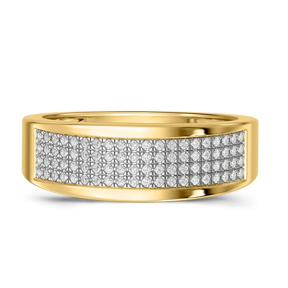 Romantic heart engagement ring