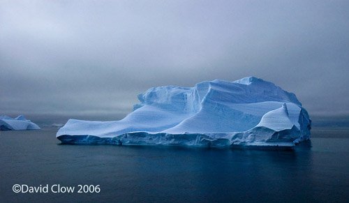 South Orkney area 600 foot long berg