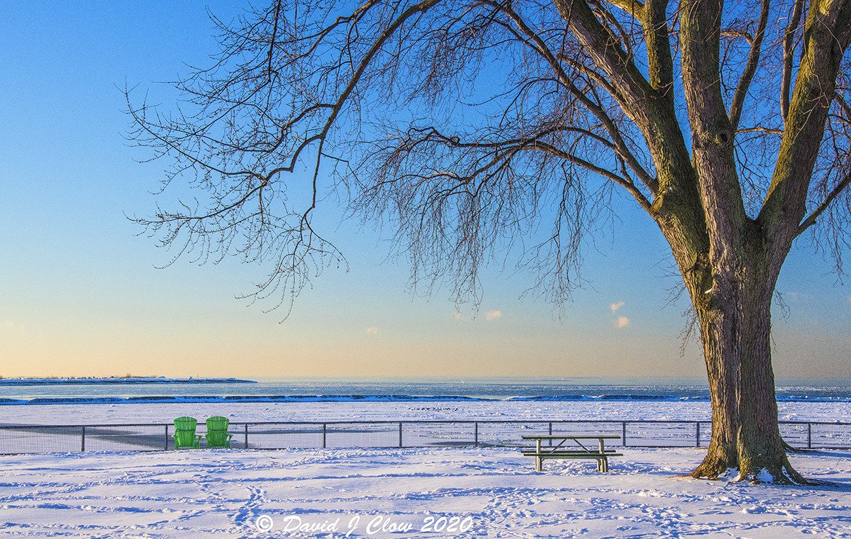 Coronation Park  winter waterfront