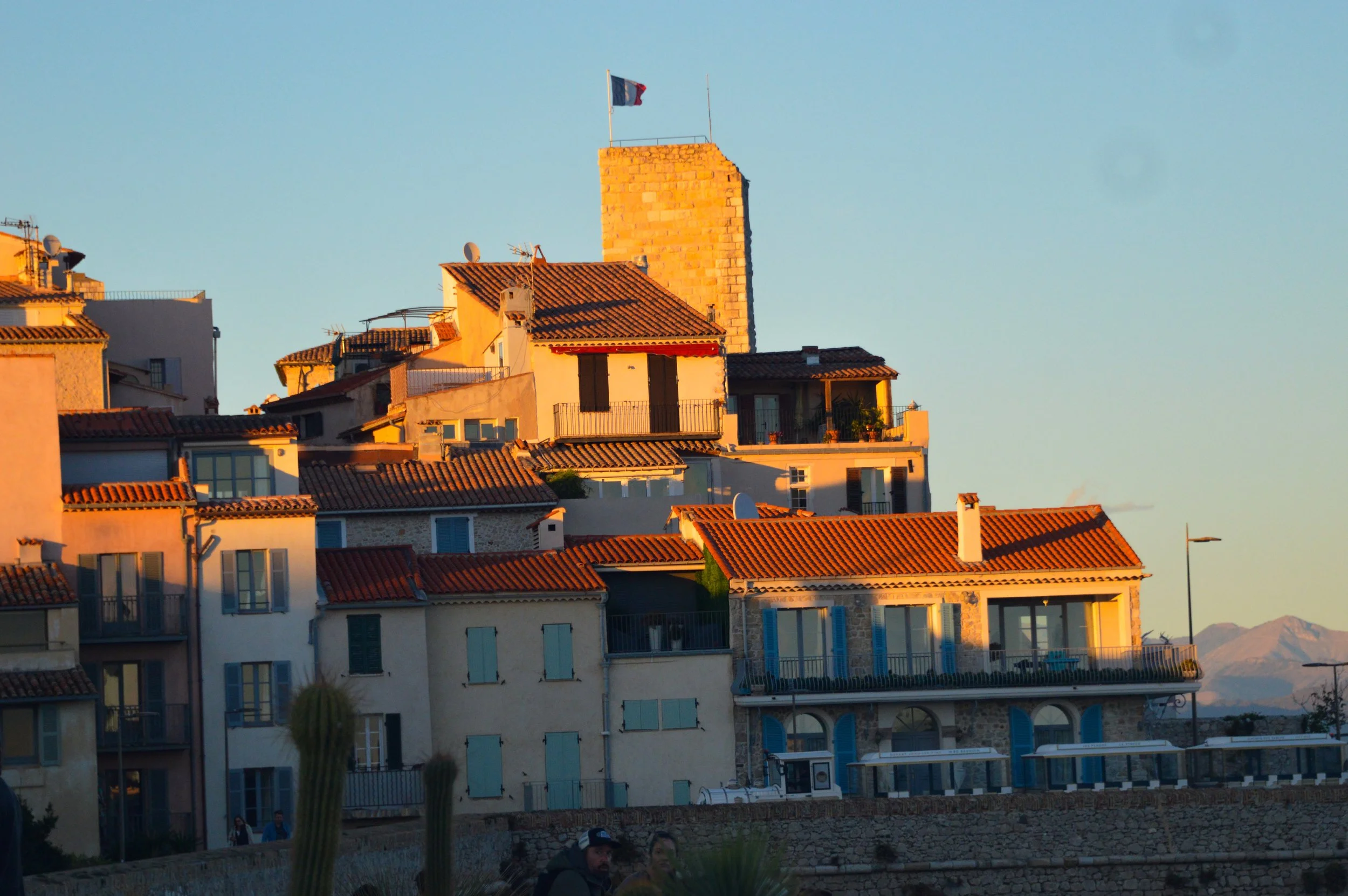 ANTIBE VILLAGE AT SUNDOWN.jpg