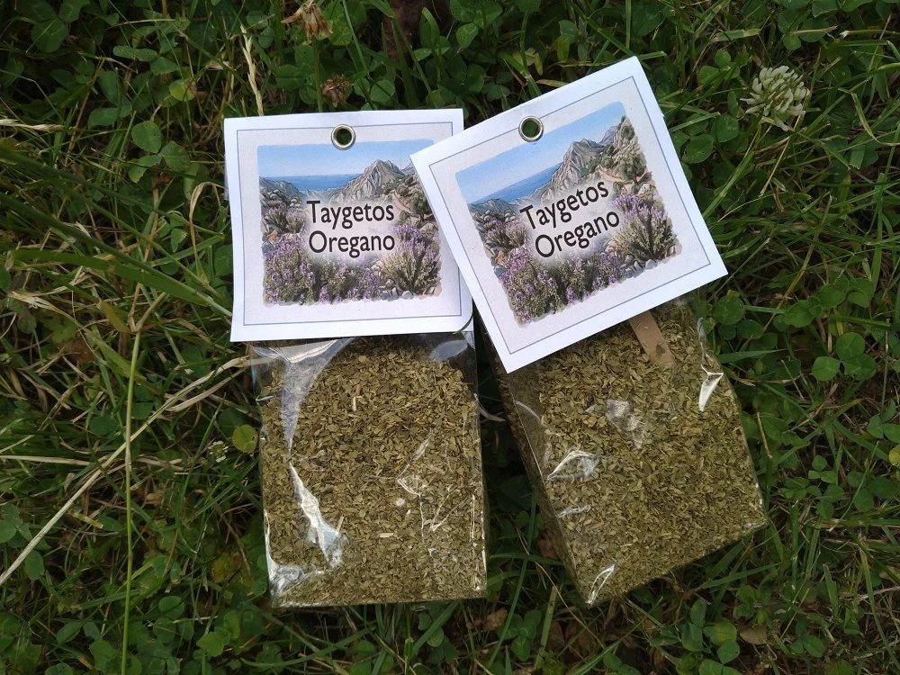 griechischer Oregano verpackt