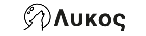 Schriftzug und Icon des Logos für das Olivenöl aus dem Hain Lykos"