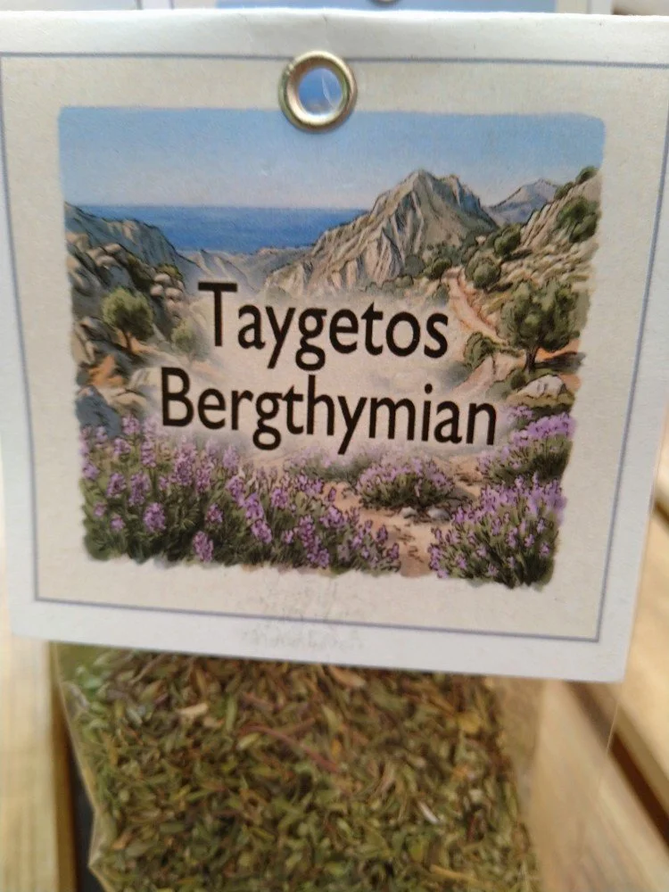 griechischer getrockneter Thymian abgepackt