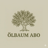 Illustration eines Baumes mit dem Text 'Ölbaum Abo' darunter.