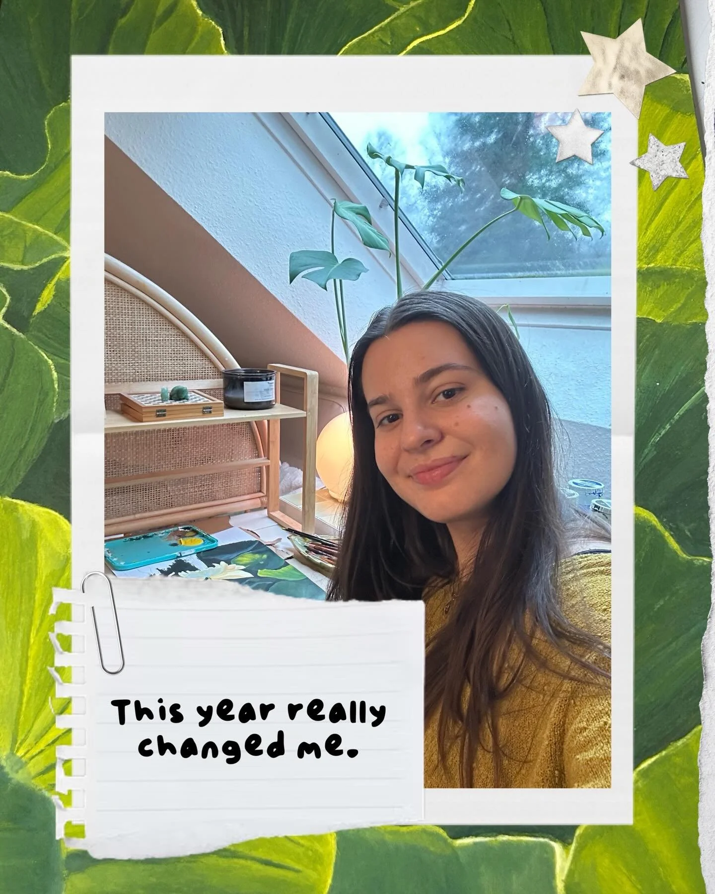 As i am writing this, i feel this immense gratitude for every step i have taken on this journey. 
This year started with a huge transformational chapter of my life, me working on my mental health and having trust in myself throughout a period of a lo