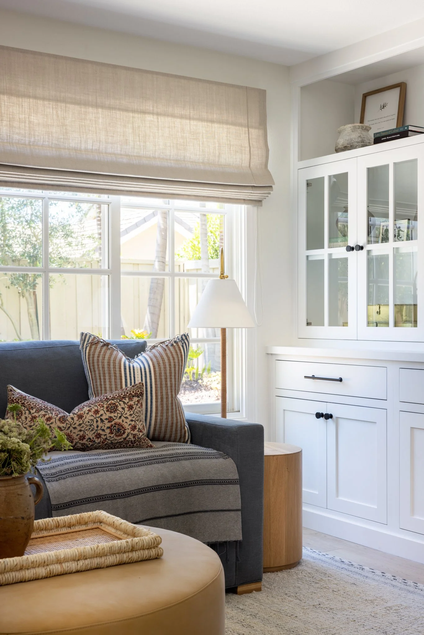 California coastal remodel by Spinazzola Interiors featuring indoor-outdoor living, natural materials and bespoke residential interior design.