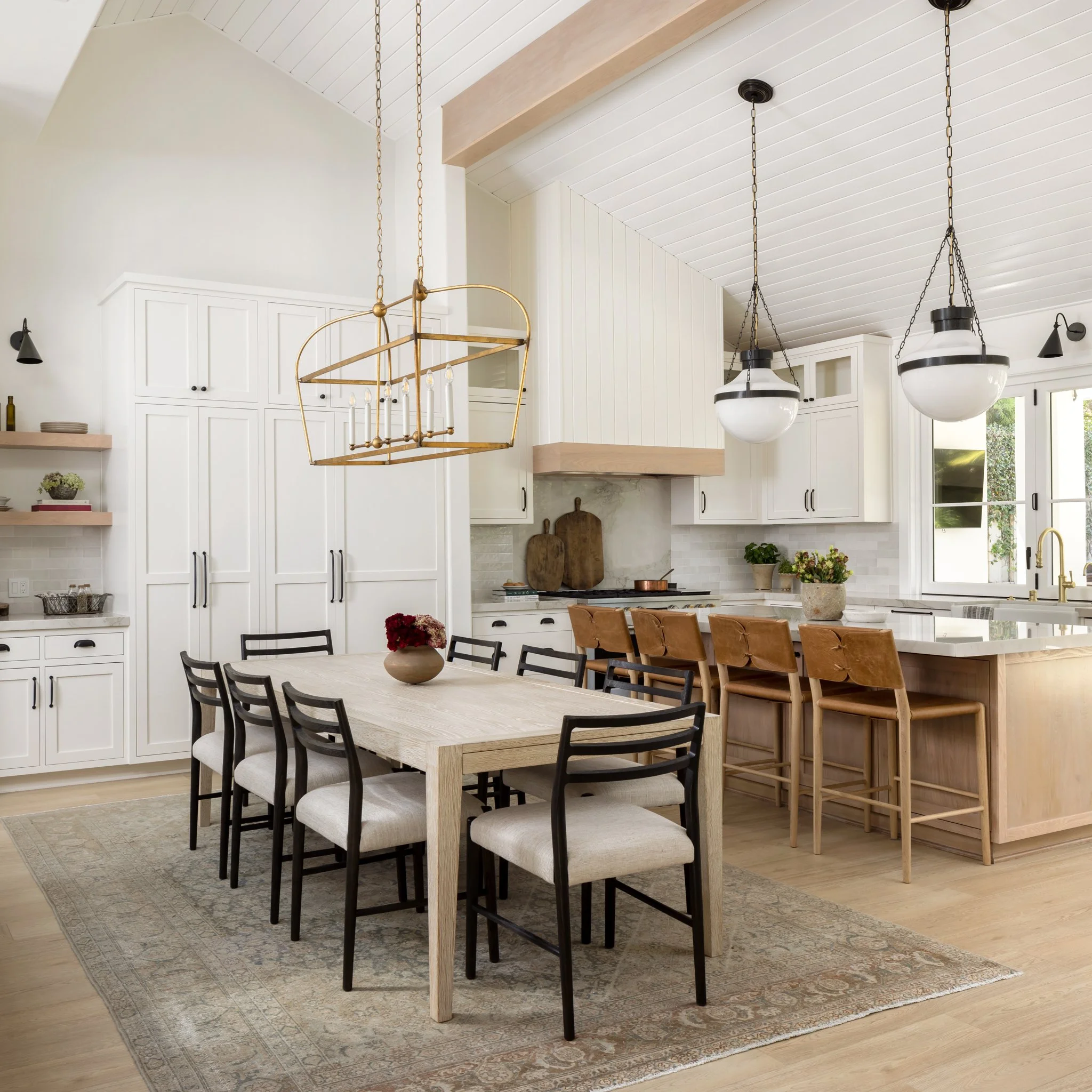 California coastal remodel by Spinazzola Interiors featuring indoor-outdoor living, natural materials and bespoke residential interior design.