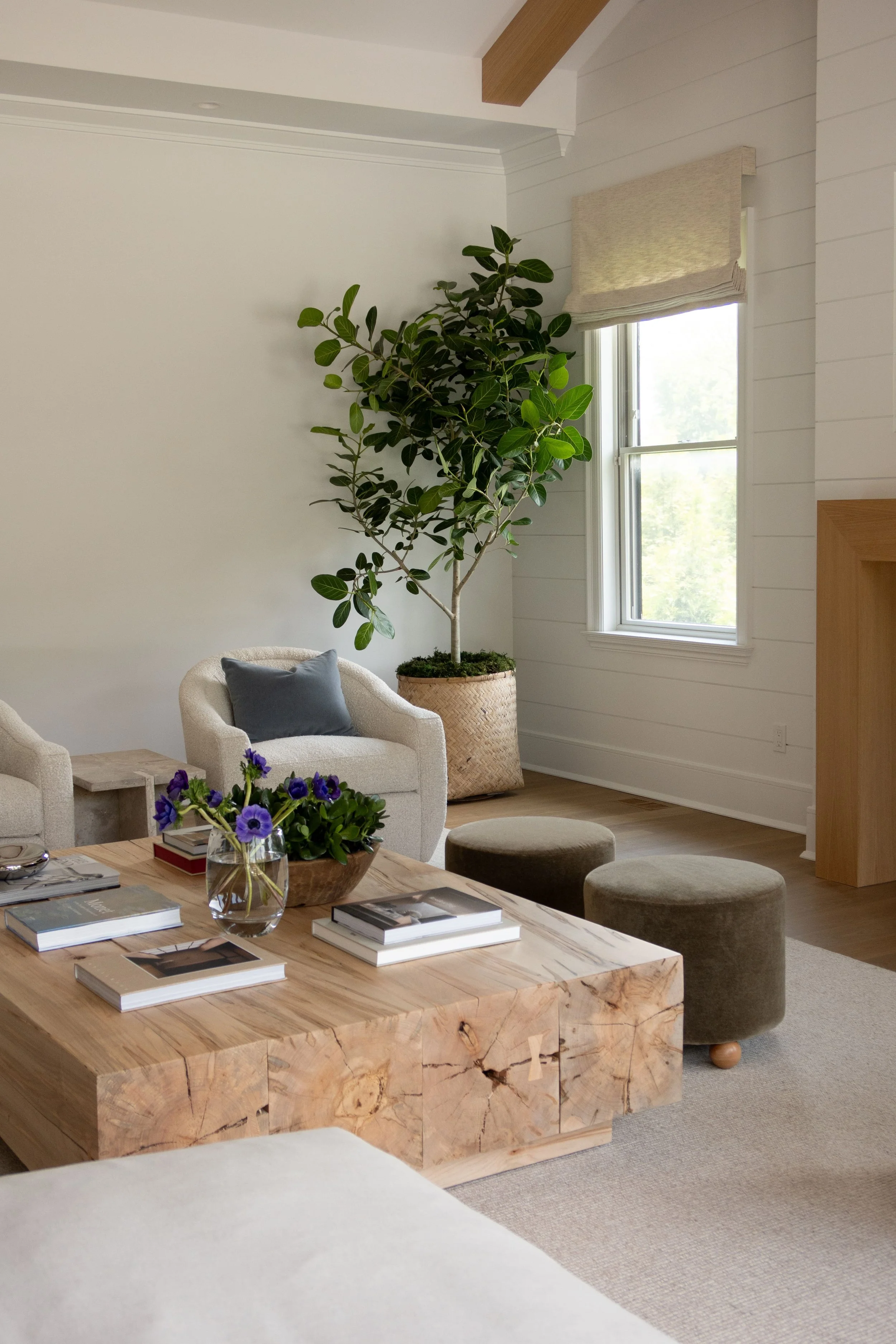 Hamptons coastal home designed by Spinazzola Interiors featuring reclaimed wood beams, handcrafted finishes and timeless luxury interiors.
