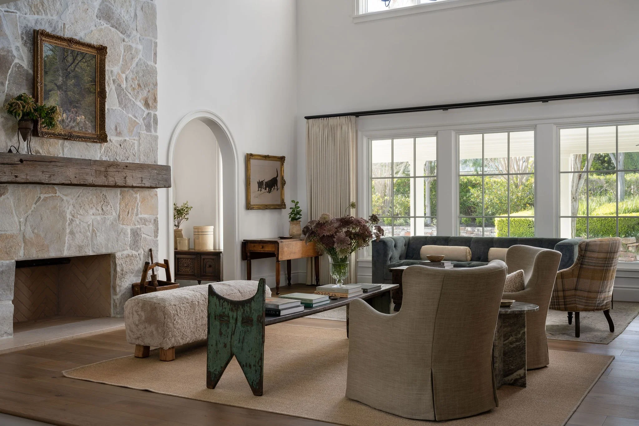 Mission Possible by Spinazzola Interiors featuring luxury California interior design with vintage furnishings, layered textures and timeless residential styling.