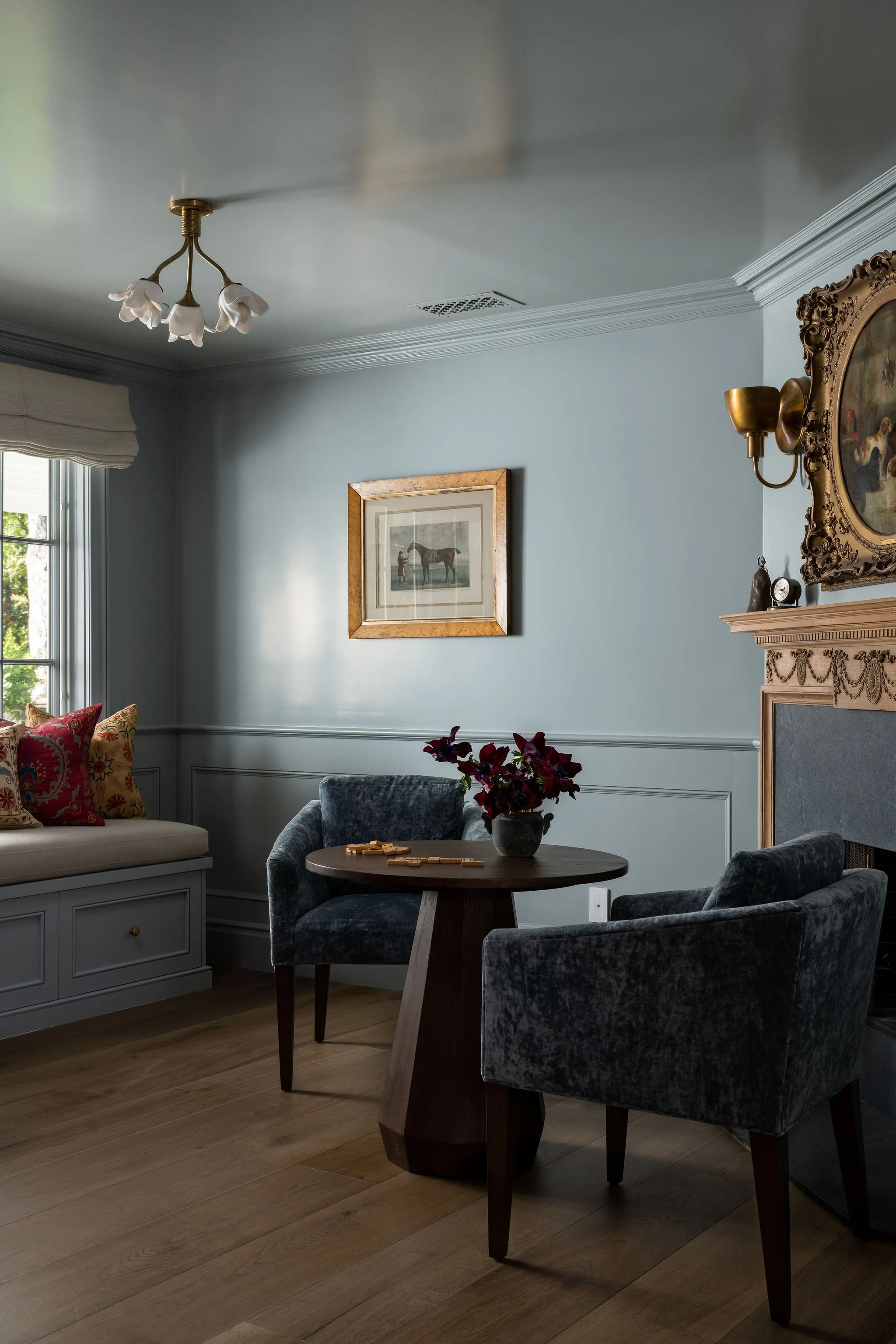 Mission Possible by Spinazzola Interiors featuring luxury California interior design with vintage furnishings, layered textures and timeless residential styling.