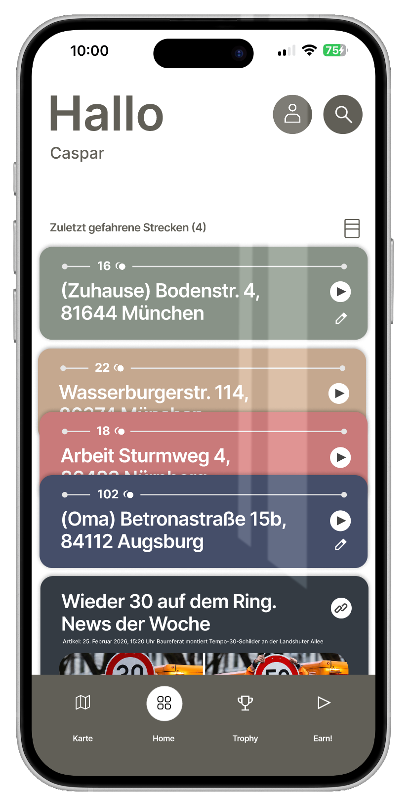 Caspar Pontow - App für Autofahrer