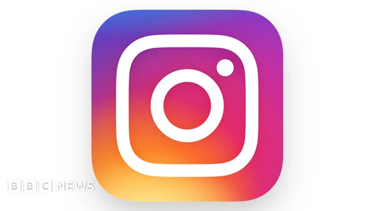 Instagram app icon with a colorful gradient background and a white camera outline in the center.