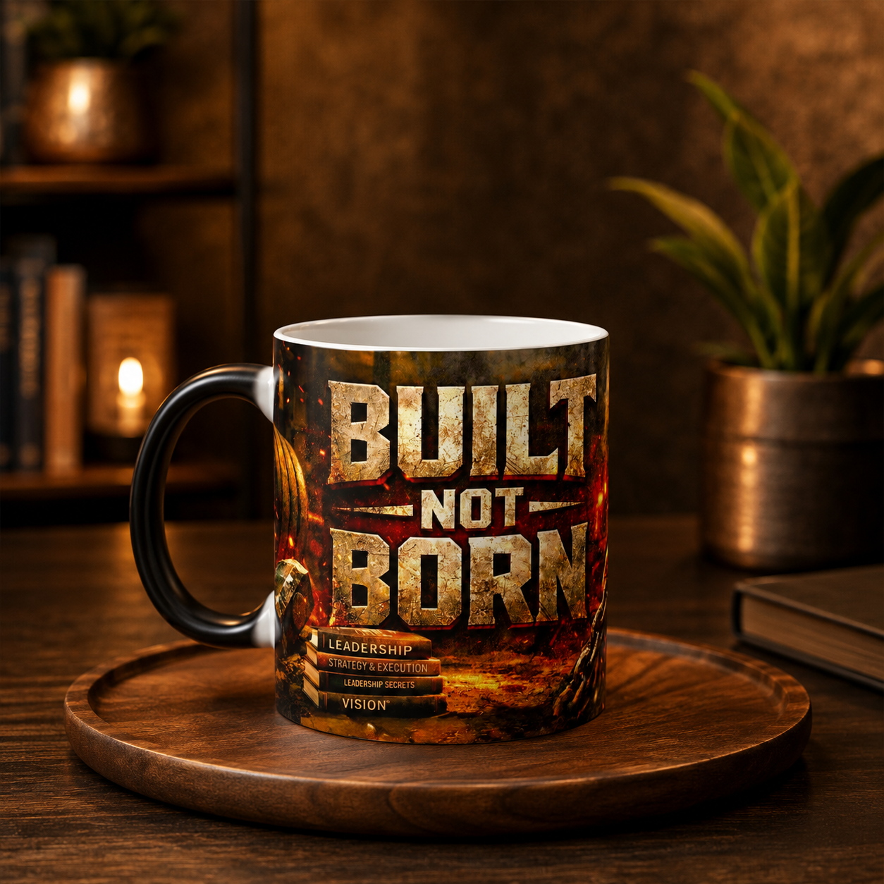 BUILT NOT BORN COFFEE MUG