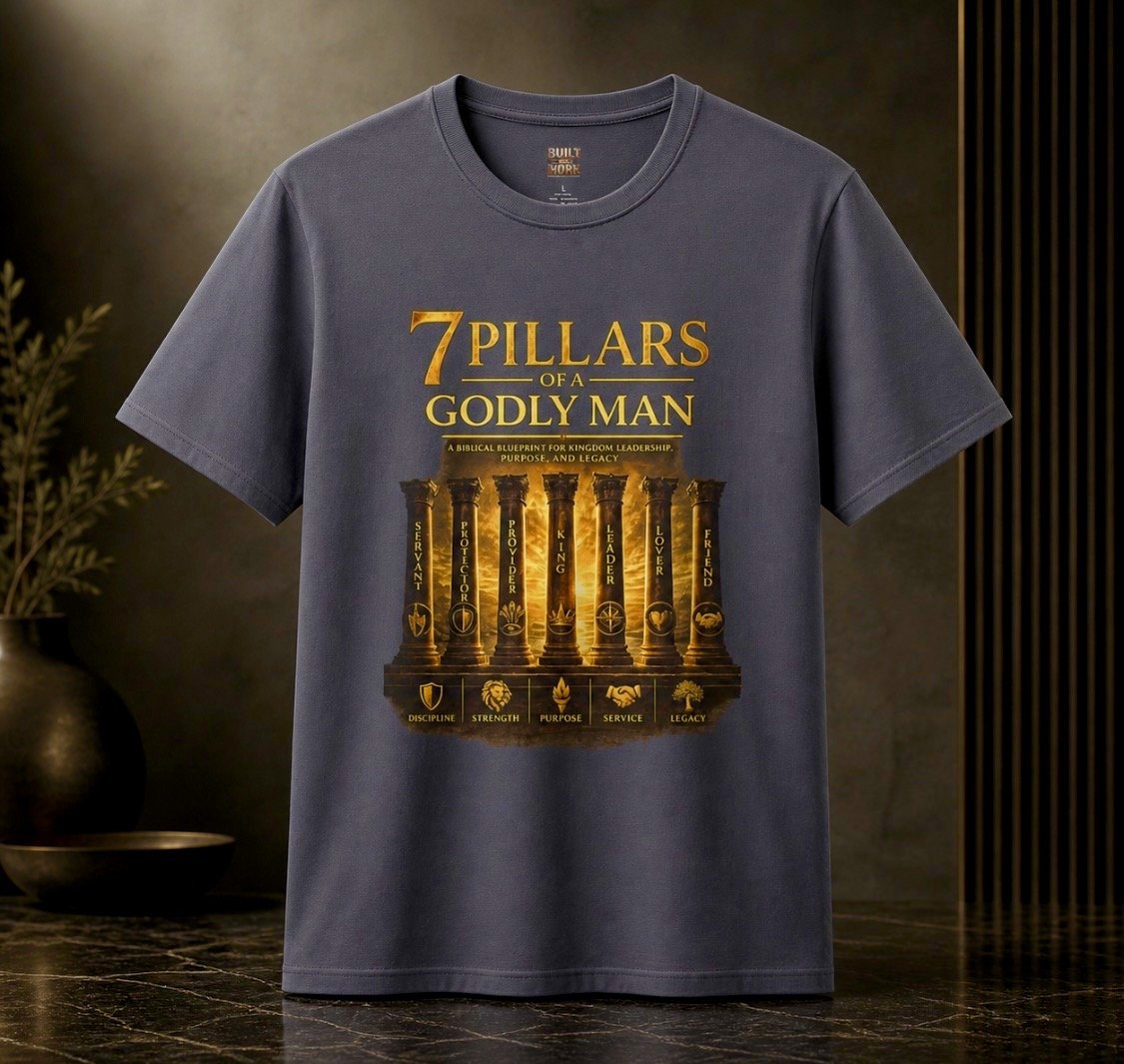 7 PILLARS OF A GODLY MAN T-SHIRT